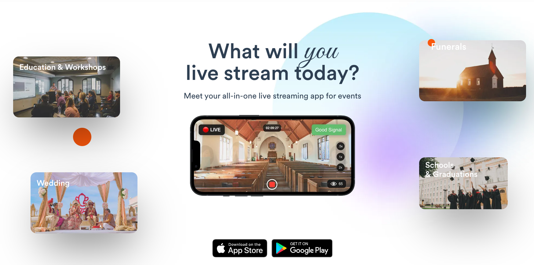 Live Stream Any Event from Your Phone